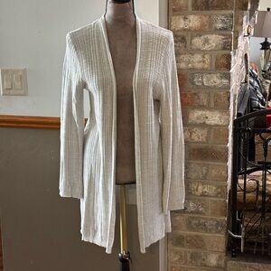 Cupio Women's Cream Open-Front Cardigan